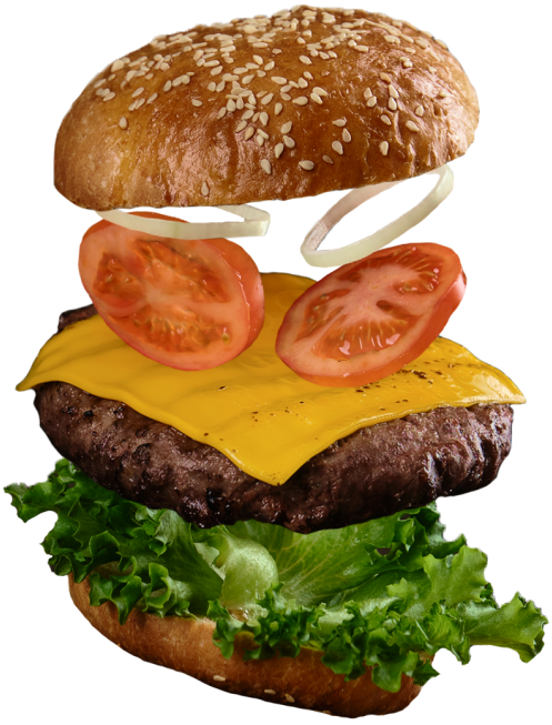 imagem de um hamburger